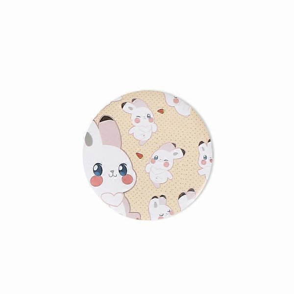 Färgglad Cartoon Mini Spegel Bärbar Fickmakeup Spegel Bärbar Makeup Glasspegel DIY 06  1pcs random