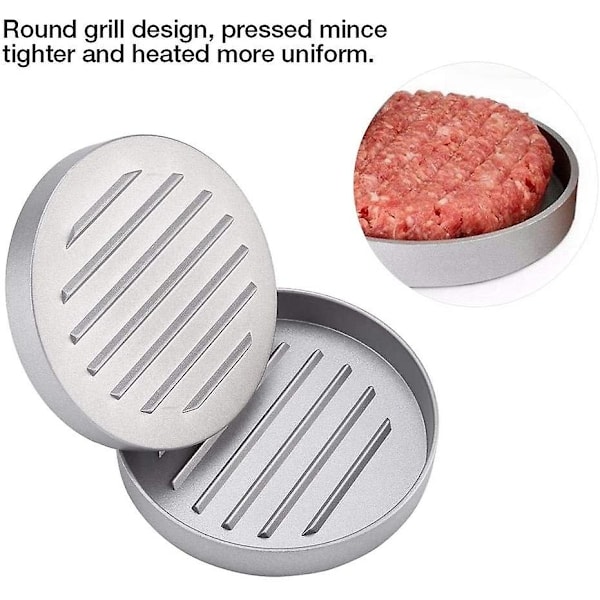 3-i-1 Burgerpress, Burger Patty Press, Hamburgerpress Patty Maker, Fylld