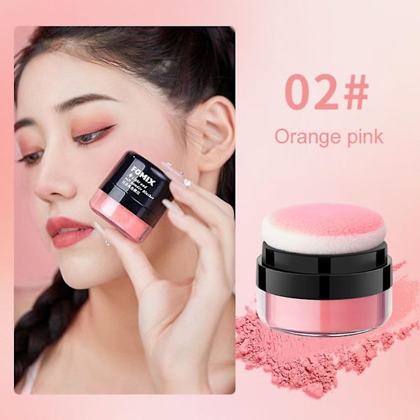 Naturlig Rouge Matt Reparerande Vitalitet Lätt Att Färga Rouge Långvarig Fyra Kvadratnät Blush Power Kvinna Skönhetskosmetika b02
