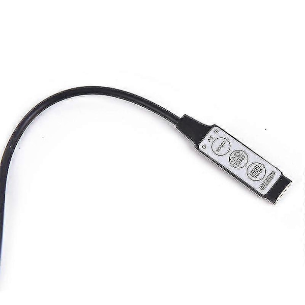 5V USB LED RGB 3-knapps 4-pin fjärrkontroll för LED-strip