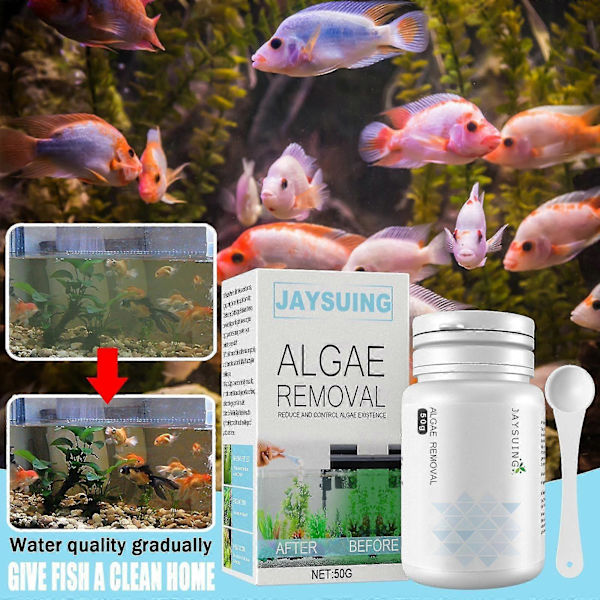 Jaysuing Algefjerner, Grønt Vand Algefjerner Potion, Mosfjerner, Akvarium Mosfjerner -8495829329593 medicinal powder