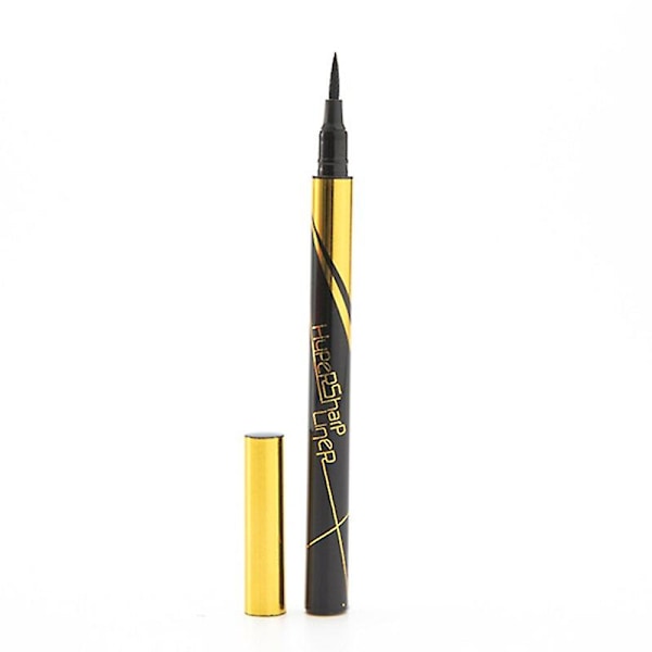 1 kpl Ammattimainen nestemäinen eyeliner Cat Style Pieni kultainen kynä Pitkäkestoinen Nopea kuivuminen Hikoilun esto gold rod black