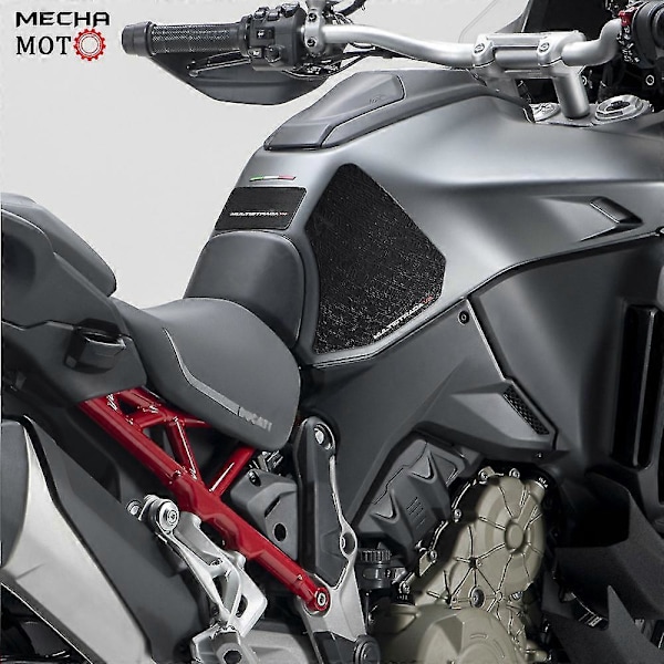 Polttoainesäiliön suojapinta Ducati Multistrada V4 S V4s V 4s 2021 - Liukumaton moottoripyörän säiliön suoja - Sivutarrat