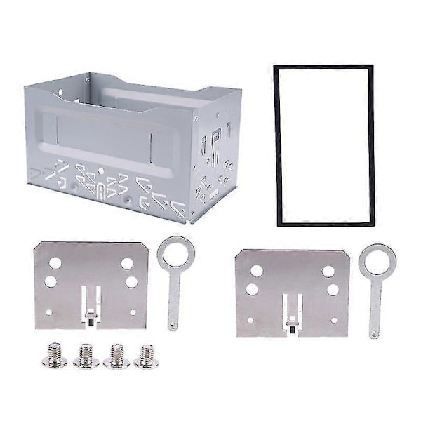 1 kpl Universaali 2 Din Auton Pakettiauto Stereo Radio Kaksoiskitit Työkalut Mp5 Soitin Radion Asennus Auton Häkki Paneelin Kehys