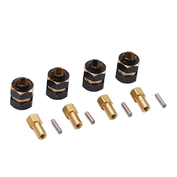 Axial SCX24 AXI90081 1/24 RC Crawler 4PCS 4mm Widen Brass Wheel Hex Adapter