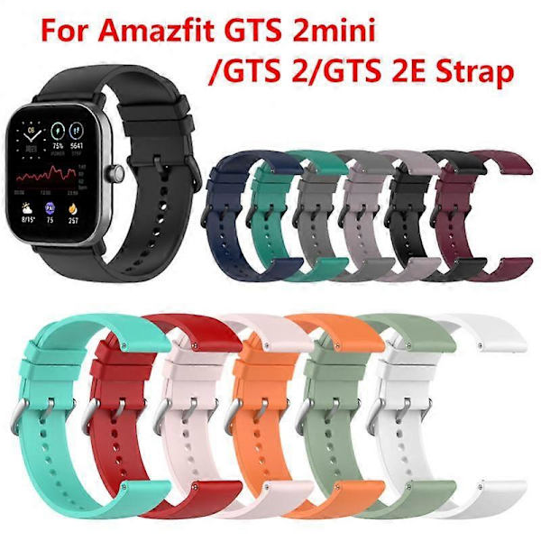 Udskiftningsarmbånd til Huami Amazfit GTS 2 Mini Rem Smart Watch Band Sport Armbånd til