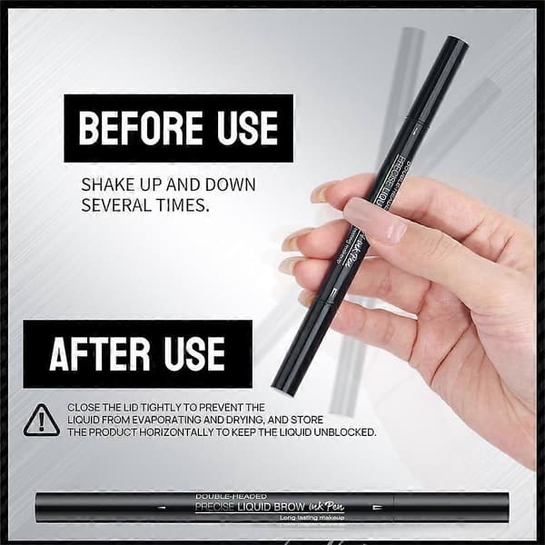 Trailott Eyebrow Pen, Hellokiss Flytande Eyebrow Pen, Microblading Eyebrow Pencil light brown