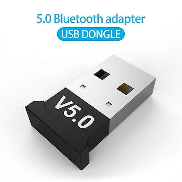 5/3/2/1 stk Bluetooth V5.0 USB Dongle Adapter til PC Desktop WIN 10 til Computer PC Laptop Høretelefoner HIFI Audio Adapter 2 pc