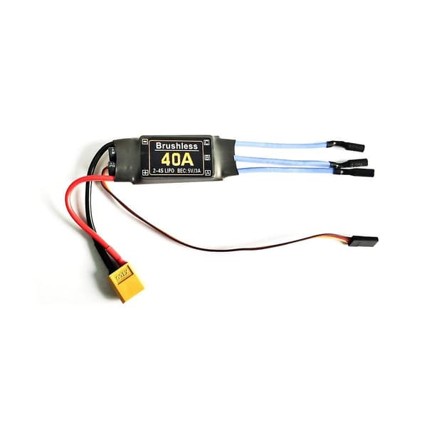 40A Børsteløs ESC XT60 Plugg Holdbare RC Leker Komponenter Tilbehør Hastighetskontroller Motor FPV Quadc