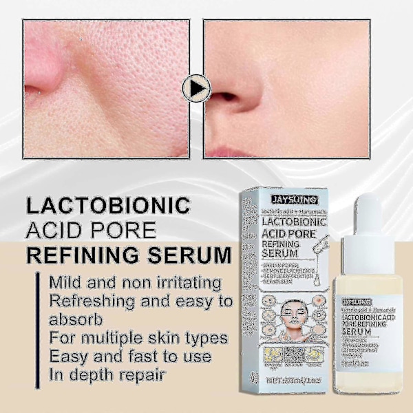 Jaysuing Lactobionic Acid Liquid Hellävarainen kuorinta, Mustapäät, Syväpuhdistus -4100715360034