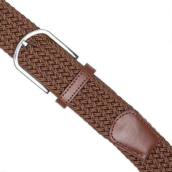 Tygband Stretchband Elastiskt flätad bälte Flätad och elastiskt stretchbart bälte för kvinnor och män Bredd 3,3 cm Längd 90 cm till 135 cm