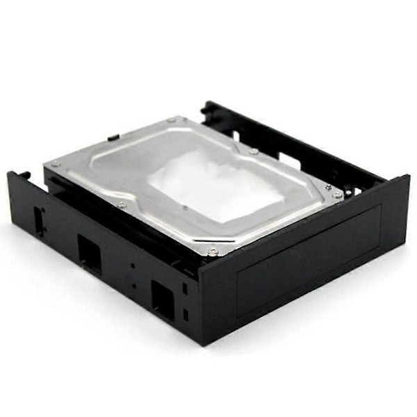 5,25 tommer CD-ROM plads til 3,5 tommer 2,5 tommer SATA HDD mobil rack beslag kabinet sort til pc