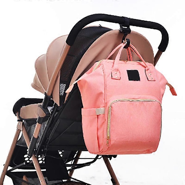 2 stk Baby Hanger Baby Bag Vogn Kroker Barnevogn Roterer 360 Grader Baby Bil Tilbehør Vogn Organizer Vogn Tilbehør