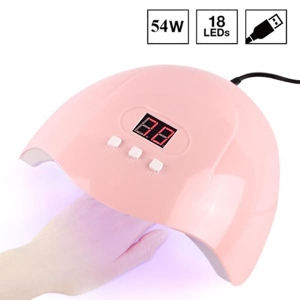 Neglekunst Tørrer 54W UV Manicure Tørrelampe 18 LED