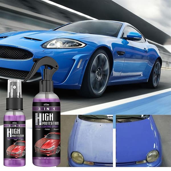 100 ml høj beskyttelse hurtig bil keramisk coating spray 3 i 1 1pc