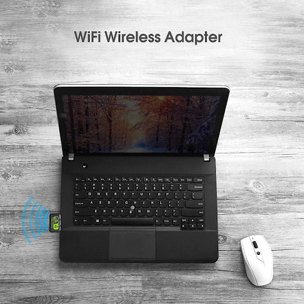 Mini USB Wifi-adapter 2.4G Wifi-dongle 150Mbps 802.11b/g/n USB2.0 Wifi-sender Wifi-mottaker Nettverkskort RTL8188