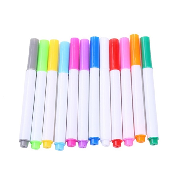 12 / Set 7 Color Drawing Whiteboard Pen Felt-tip Pen Kids Drawing Pen Quick Dry