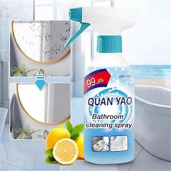 Quan Yao Badeværelsesrens, Multifunktionel Rengøringsspray til Badeværelse 2pcs