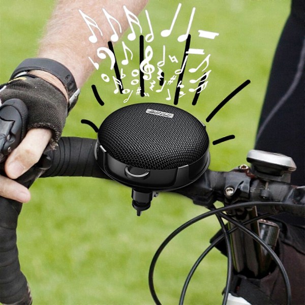 Trådlös serie cykel Bluetooth-högtalare Bärbar utomhus 7- Subwoofer med långvarig räckvidd och snabb anslutning bk