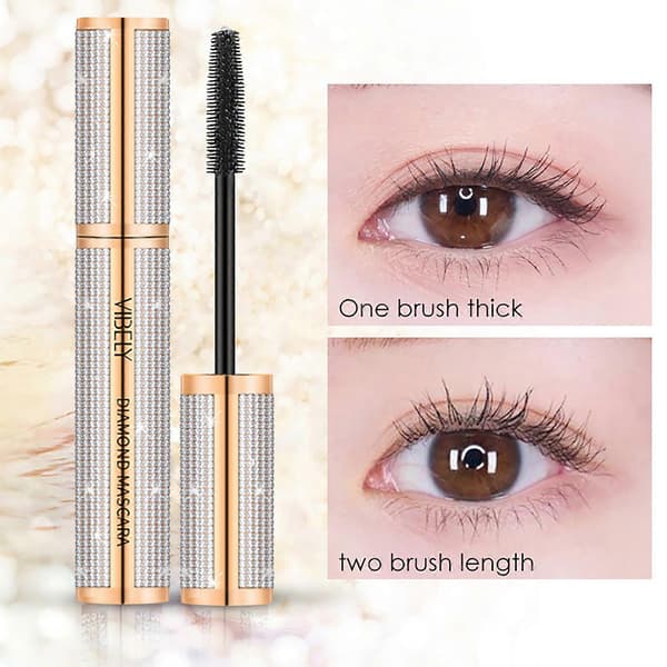Lång och lockig mascara med långvarig effekt