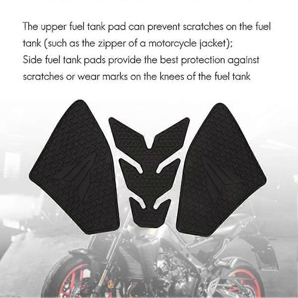 Motorcykel Tankplatta Skyddande Dekaler Sido Tankplattor Greppplatta för MT-09 MT09 2021