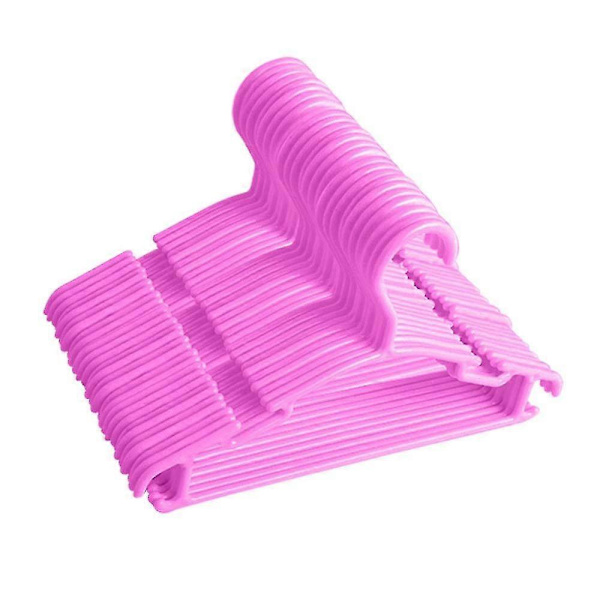 40-pack Babyklädhängare, Klädhängare för Barn, Barnklädhängare, Barnklädhängare, 27x15cm pink