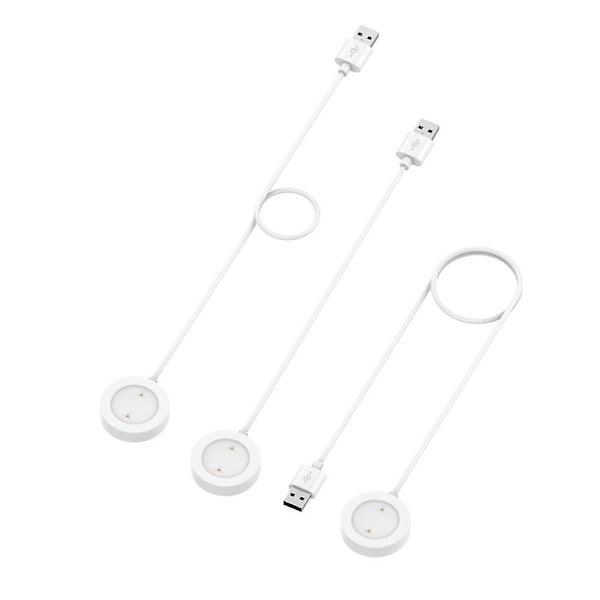 Magnetisk lader for Xiaomi Watch S1 Active Smart Watch - 1m ladekabel - bærbar og slitesterk white