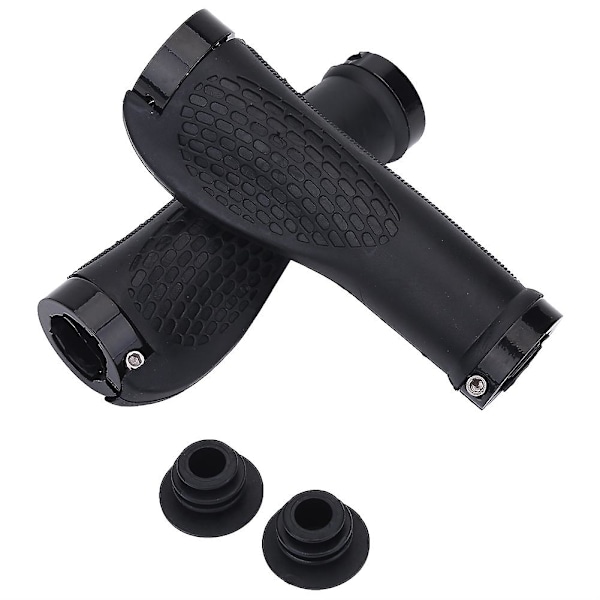 Black Anti-slip Bicycle Handlebar Grips - 1 Pair