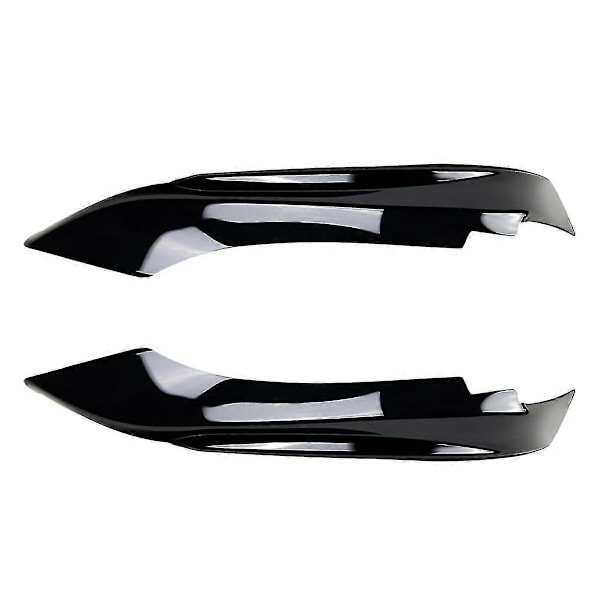 Frontspoiler Diffusor Splitter Skyddsväggar Svart för 4-serie F32 F33 F36 2014-2020