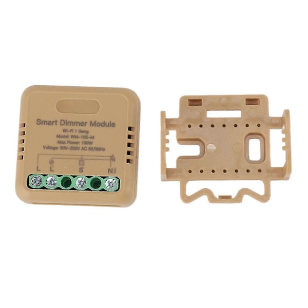 Smart WiFi Relæ Switch Modul til Tuya Stemmestyring Multikontrol Association App Fjernbetjening Timing 1 Vejs AC 90