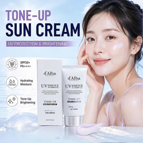 d'Alba Hydrating Sunscreen - SPF50+ PA++++ & Vit tryffel pink 50ml