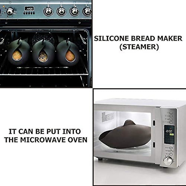 2023 - Kreativ Multifunktionel Silikon Brødform Silikon Dampkoger