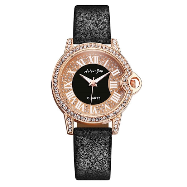 Damklockor Mode Klockor Klockor Läder Casual Klänningar Armbands Kристаллы