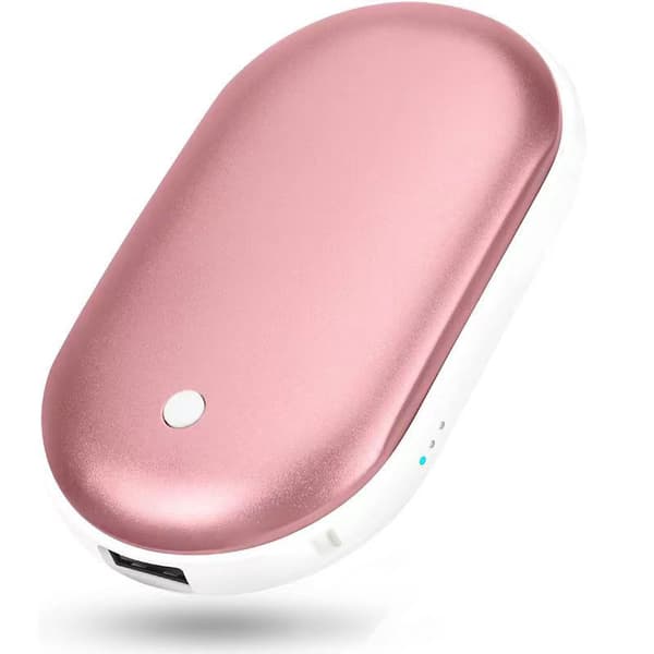 2 Pakkaa Latautuvia Kädenlämmittimiä USB-Virtapankki Sähköinen Taskulämmitin