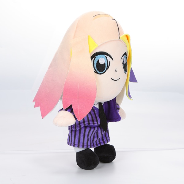 Onsdag Addams liten flicka med färgat hår