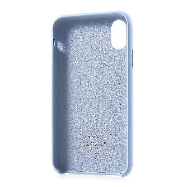 1:1 Skal för iPhone XR 6.1 tum Solid Silikon Silkeslen Bakstycke style e