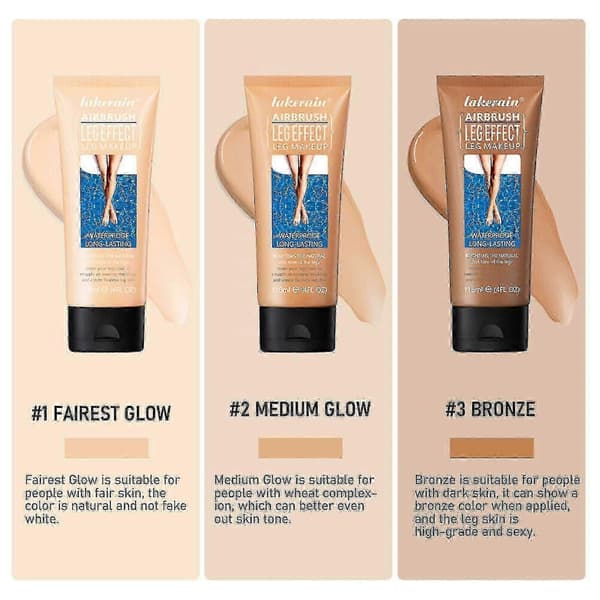 Vattentätt Benmakeup för Åderbråck & Tatueringstäckning, Överförs Ej, Kroppsmakeup Foundation, 118ml (3 Nyanser) 3