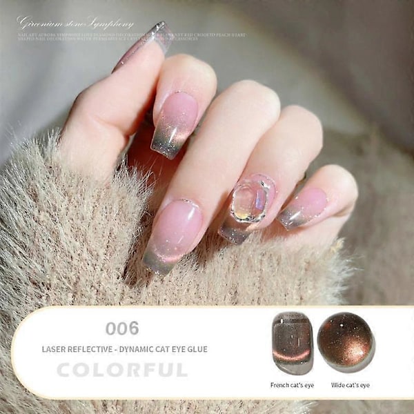 Mote 15ml Gel Polish Gjennomsiktig Manikyr UV LED Krystall Gel Soak Off Jelly f