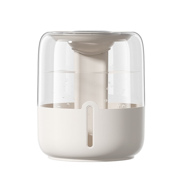 6,8L stor kapacitet luftfugter USB dobbelt spray hjem sovesal kontor soveværelse skrivebord med natlys digital display white