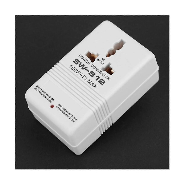 Sw-s12 100w 110v/120v Til 220v/240v Step-up Nedspændingstransformator Konverter Rejse Dual Channel P