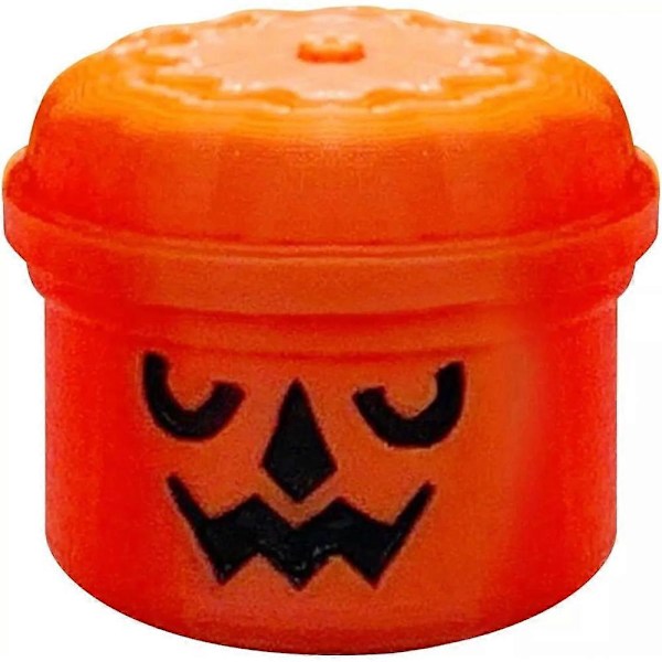 Mini Halloween Nostalgi-bøtte 3D-printet Halloween-gresskar Mini-bøtte Ny white