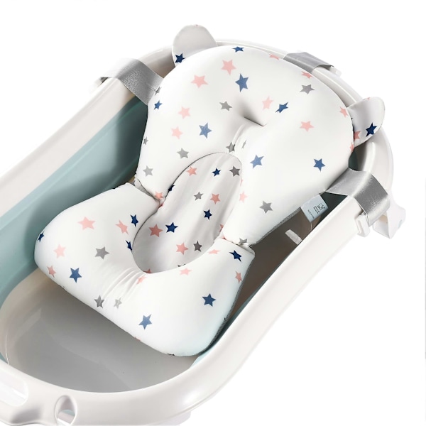 Babybadkar Sittdyna, Baby Sänkbaddyna Badstolsstöd, Nyfödd Badkudde Stödmatta Flytande Badkudde