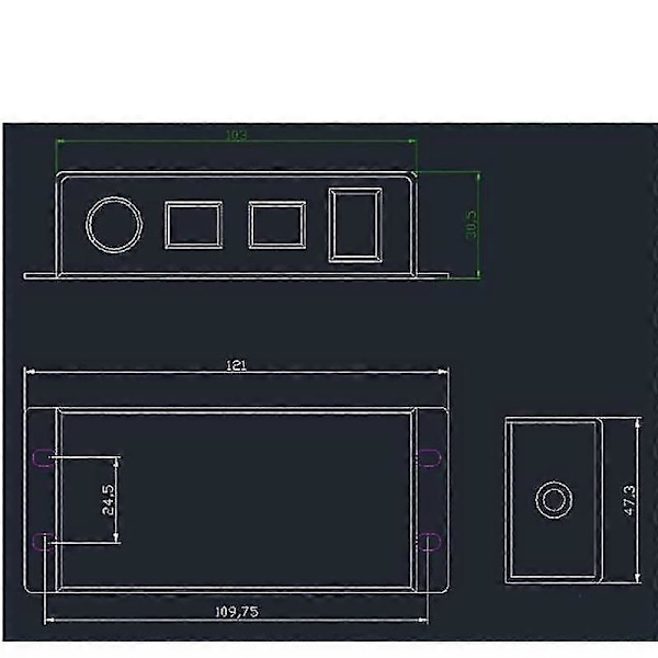 DC 0-10V Dimmerbrytare Seriekopplingsbar Synkronstyrenhet Rotationsvred ON/Off för 0/1-10V Dimbara LED-drivare Elektroniska Förkopplingar