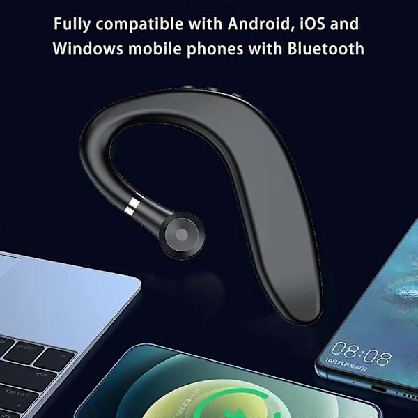 S109 Bluetooth-hodetelefoner for bedrifter, enkelt øre, Bluetooth-hodetelefoner, ørepropper, sports-Bluetooth-hodetelefoner