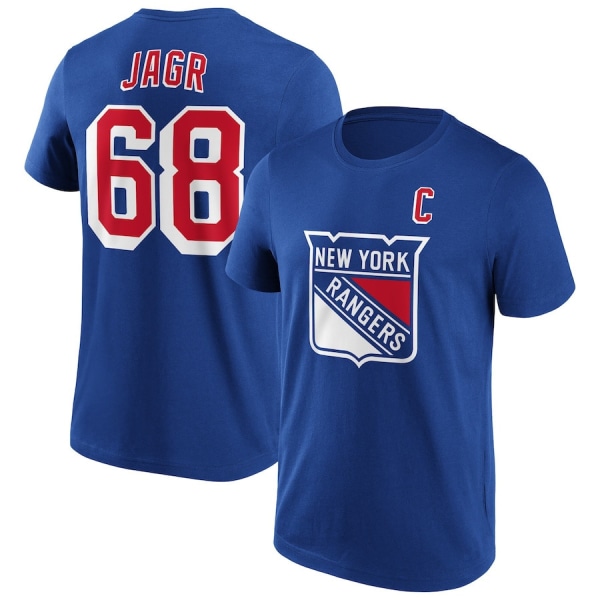 NHL ishockey snabbtorkande T-shirt med korta ärmar blue S