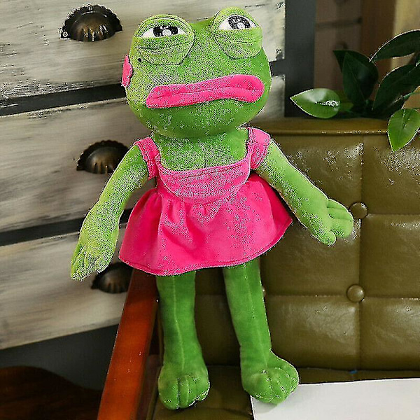 45cm Sjove Frø Plyslegetøj Magisk Udtryk Pepe Frø Trist Frø Samling Plys Fyldte Legetøj Julegave Fødselsdagsgaver Plys[HsSs] pink