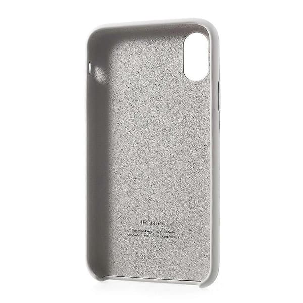 1:1 Skala Silky Solid Silikon Telefonhus til iPhone XR 6,1 tommer style b