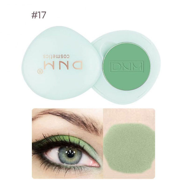 Dnm 30 väriä yksivärinen luomiväripaletti helmiäisväri matta kimalteleva puuteri kirkastava korjaava silkkimato maanvärinen luomiväri 17 eyeshadow