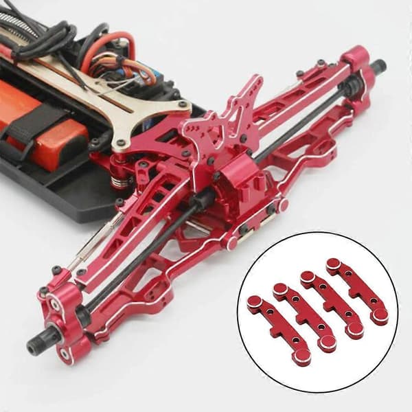 4-pak 1/10 Scale RC Nedre Arm Kodeplade EA1005 til JLB Crawler Bil Buggy DIY Tilbehør
