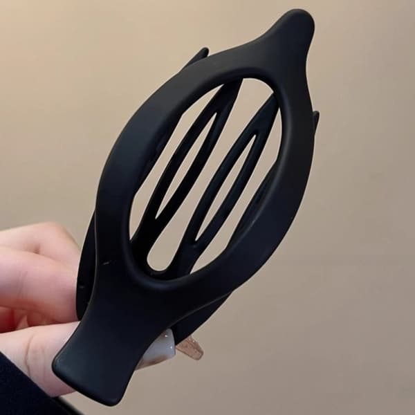 4 lette hårklipp i plast, elegant og enkel design, egnet for daglig bruk